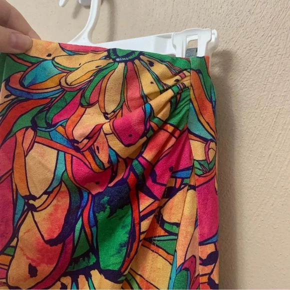 FARM Rio Getaway Faux Wrap Midi Skirt Size Small - Picture 6 of 13